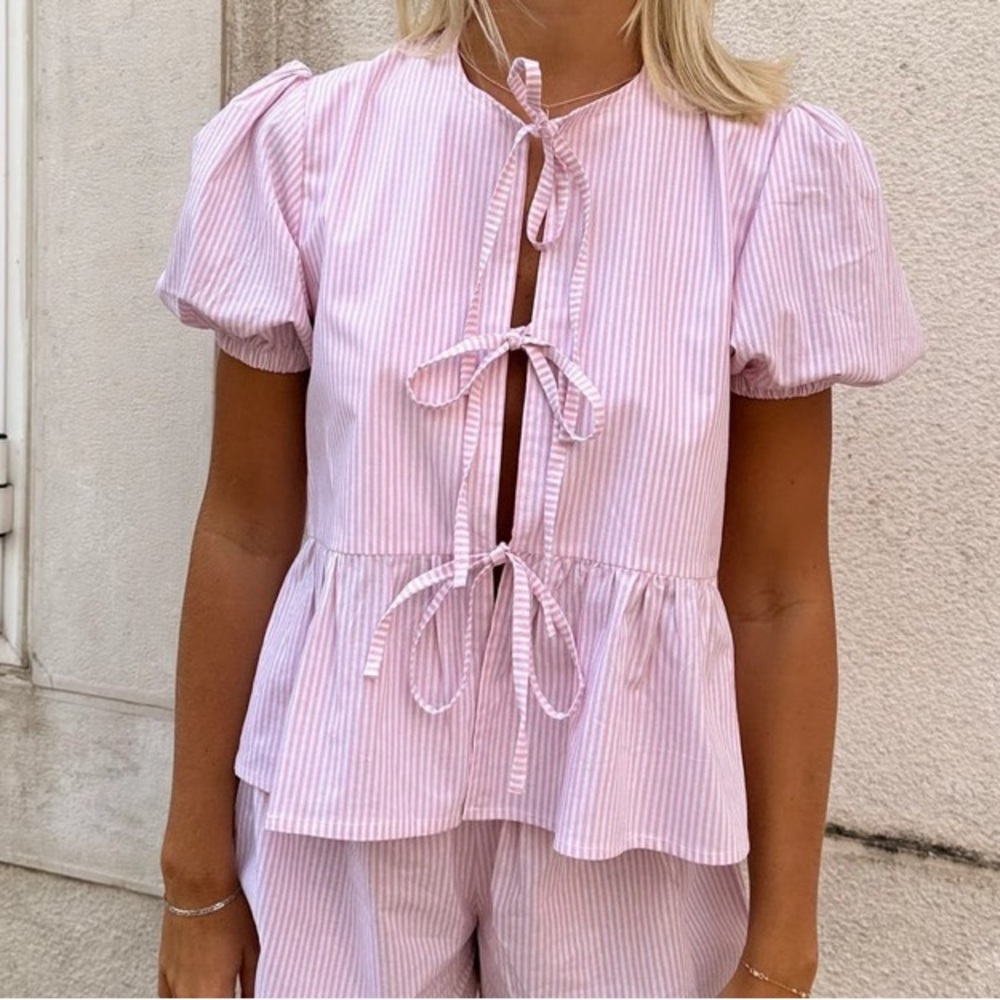 Rouri Annie Blouse in pink